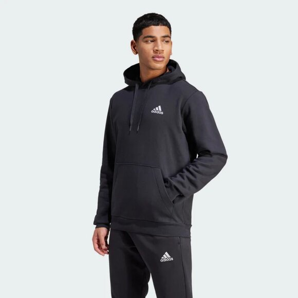 adidas  -  men's essentials fleece hoodie - Picture 1 of 4